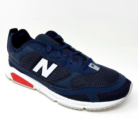 New Balance X-Racer Navy White Red Abzorb Mens Casual Sneakers MSXRCJL - Picture 2 of 5